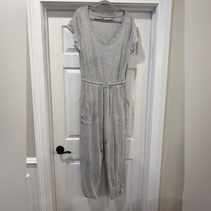 American Eagle Outfitters Light Gray Jumpsuit